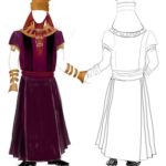 Costumes esquisses, NABUCCO, Mecklenburgisches Saatstheather Schwerin 2014